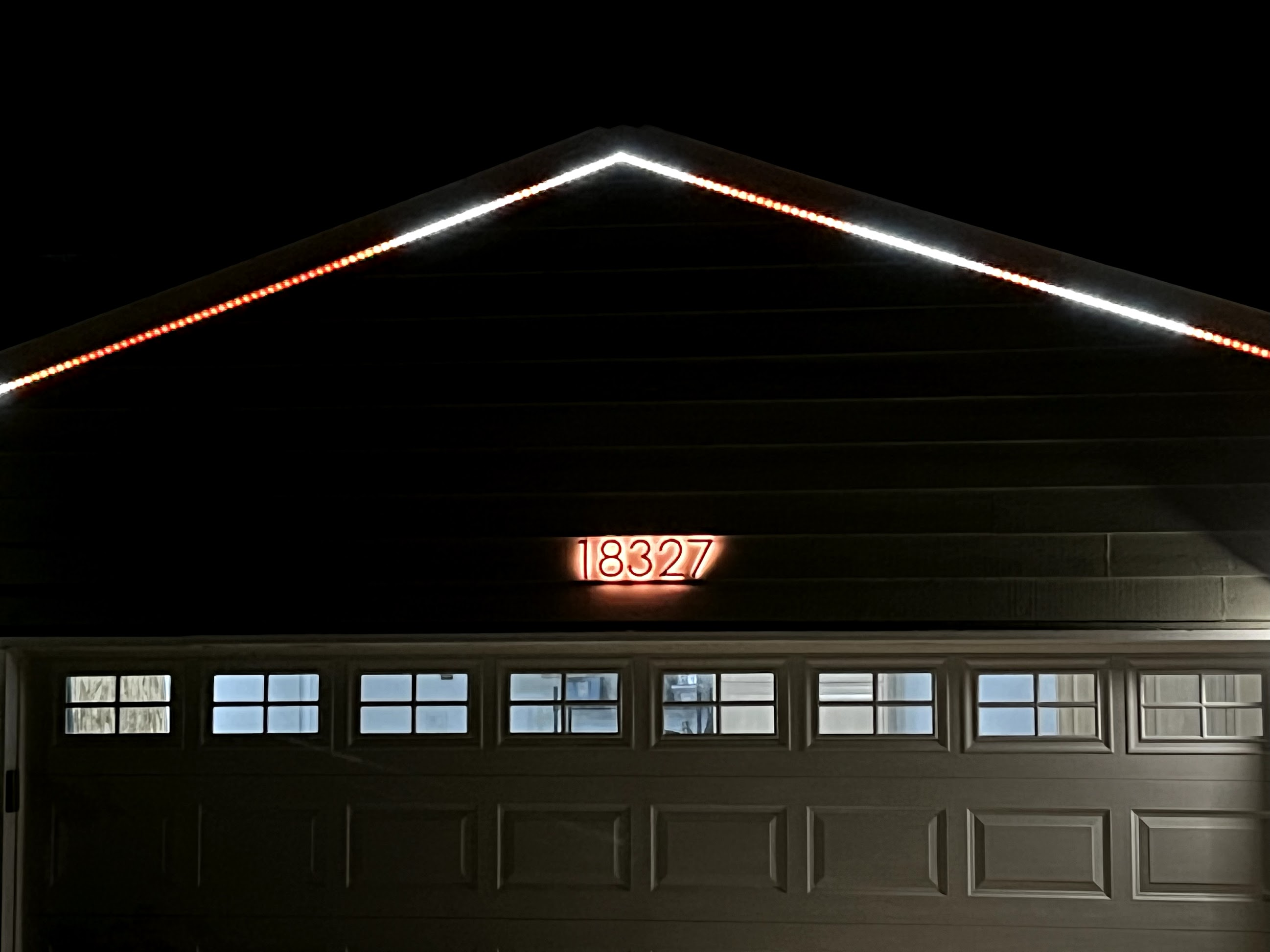 WLED house numbers project photo 17